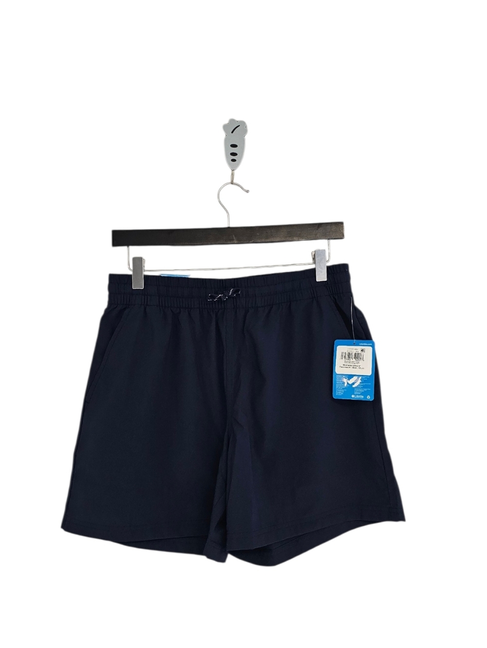 Columbia Sportwear Navy Blue Elastic Waist Short Court Drawstring Small NWT